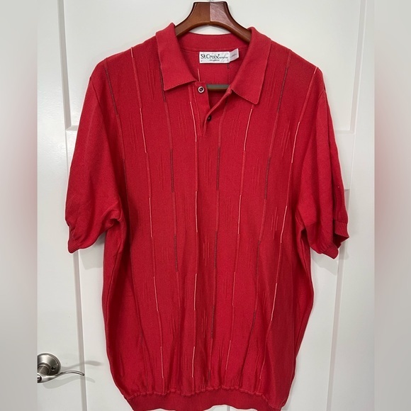 Vintage St Croix Knit Polo Sz XXL - Picture 1 of 6